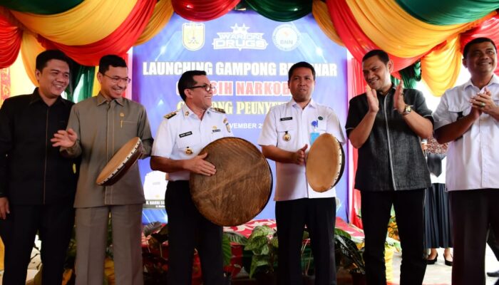 Pj Wali Kota Luncurkan Gampong Bersih Narkoba