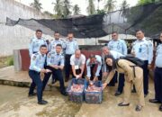 SMKN 3 Sibolga Panen Ikan Nila Bersama Lapas Kelas II A
