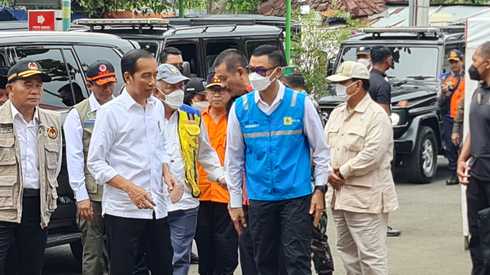 Presiden Tinjau Posko RS Sayang Cianjur, Pastikan Logistik Hingga Pasokan Listrik PLN Aman