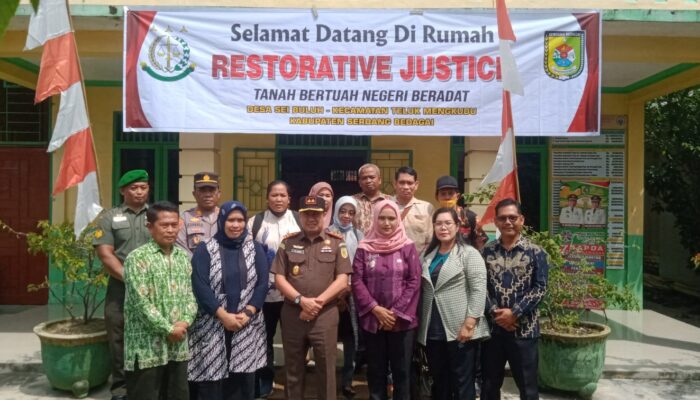 Kajari Sergai Resmikan 16 Rumah RJ
