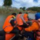 Relawan Pramuka Bantu Basarnas Cari Bocah Hanyut Di Sungai Barumun