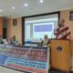 REKTOR Universitas Medan Area (UMA) Prof Dr Dadan Ramdan, M.Eng., M.Sc saat membuka Workshop Publikasi Artikel Ilmiah Di Jurnal Internasional Bereputasi Terindeks Scopus bagi dosen UMA di Conference Room Lt.3 Gedung Rektorat kampus 1 Jl.Kolam, Jumat (25/11). Waspada/ist