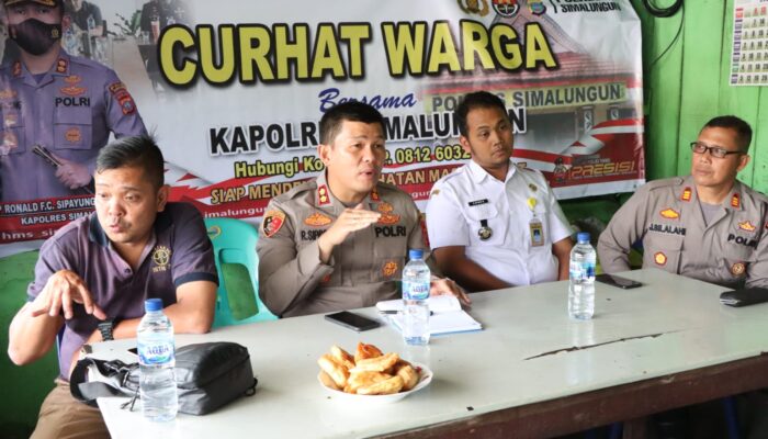 Jelang Nataru, Kapolres Simalungun Ajak Warga Parapat Bersama Jaga Kamtibmas