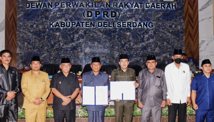 Rp4,3 Triliun APBD Deliserdang TA 2023 Disahkan