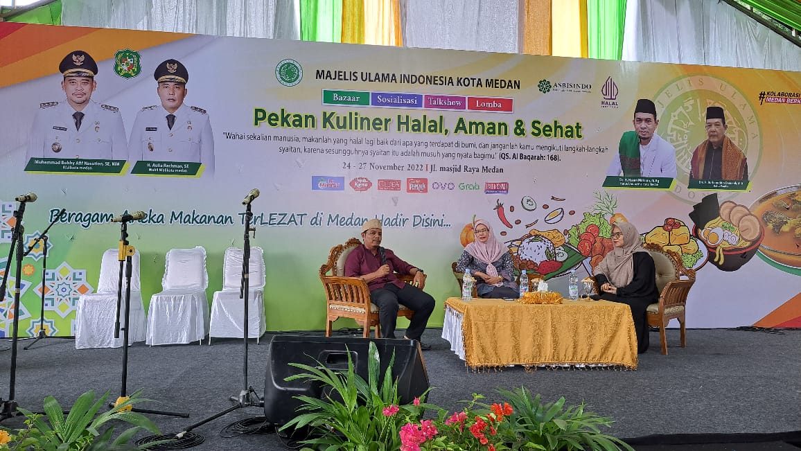 Talkshow Di Pekan KHAS, MUI Medan Ingatkan Pentingnya Mengkonsumsi Produk Halal Dan Sehat