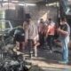 RUMAH yang dihuni Darwin Riko Manurung di Jl. Jamin Ginting Kelurahan Sidomulyo Kecamatan Medan Tuntungan, ludes terbakar, Sabtu (26/11) sekira pukul 14:00. Waspada/Ist