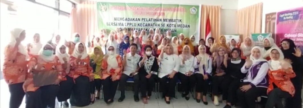 LPPLU Kota Medan Gelar Latihan Membatik
