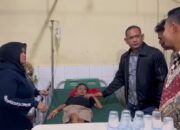 Kisah Haru Kapolres Lhokseumawe dan Ketua Bhayangkari Jenguk Bocah Penderita Leukemia Di RS Cut Meutia