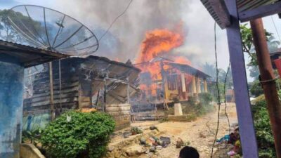 Tujuh KK Korban Kebakaran Terima Bantuan Dari Pemkab Palas