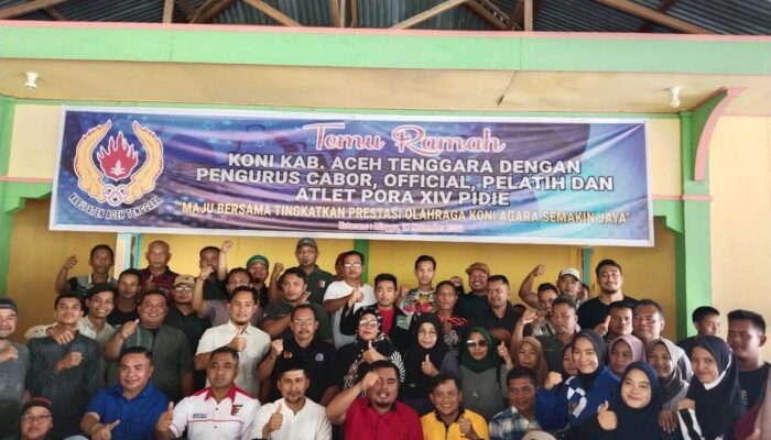 Pj Bupati Agara Hadiri Temu Ramah KONI