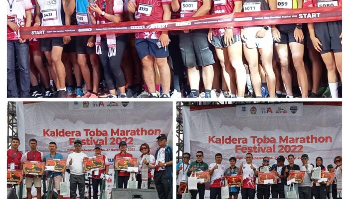 Pertama Digelar, Kaldera Toba Marathon Festival Tahun 2022 Sukses Si Toba