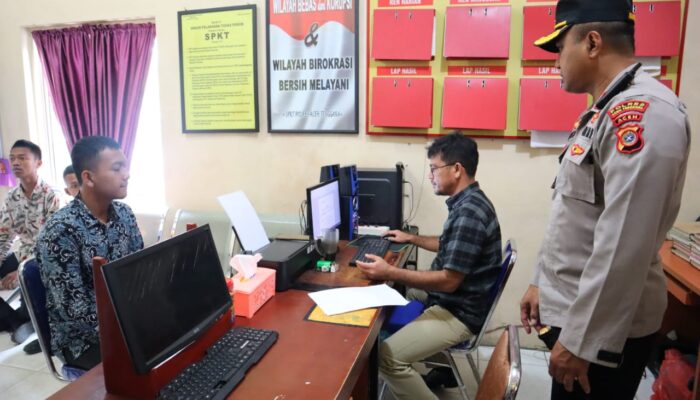 Kapolres Agara Sidak Ke SPKT