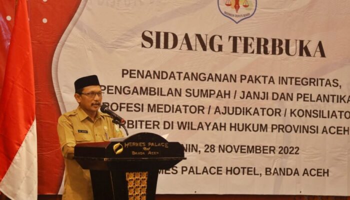 DSI Diharap Mampu Selesaikan Sengketa Secara Bermartabat Dan Berkeadilan