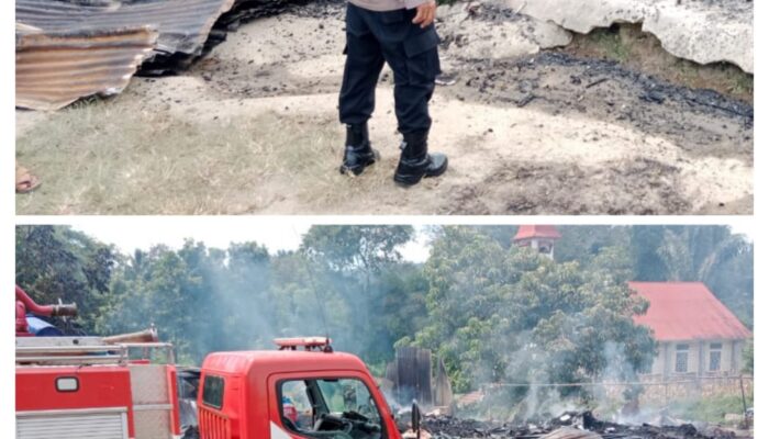 Enam Unit Rumah Hangus Dilahap Si Jago Merah Di Desa Sibuntuon