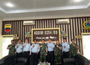 Kalapas Lubukpakam Silaturahmi Ke Kodim 0204/DS Bangun Sinergitas