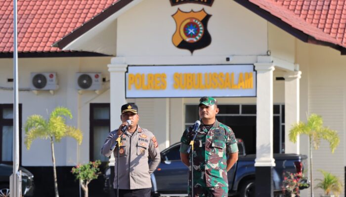 Apel Bersama Polri – TNI Tingkatkan Soliditas Dan Sinergitas