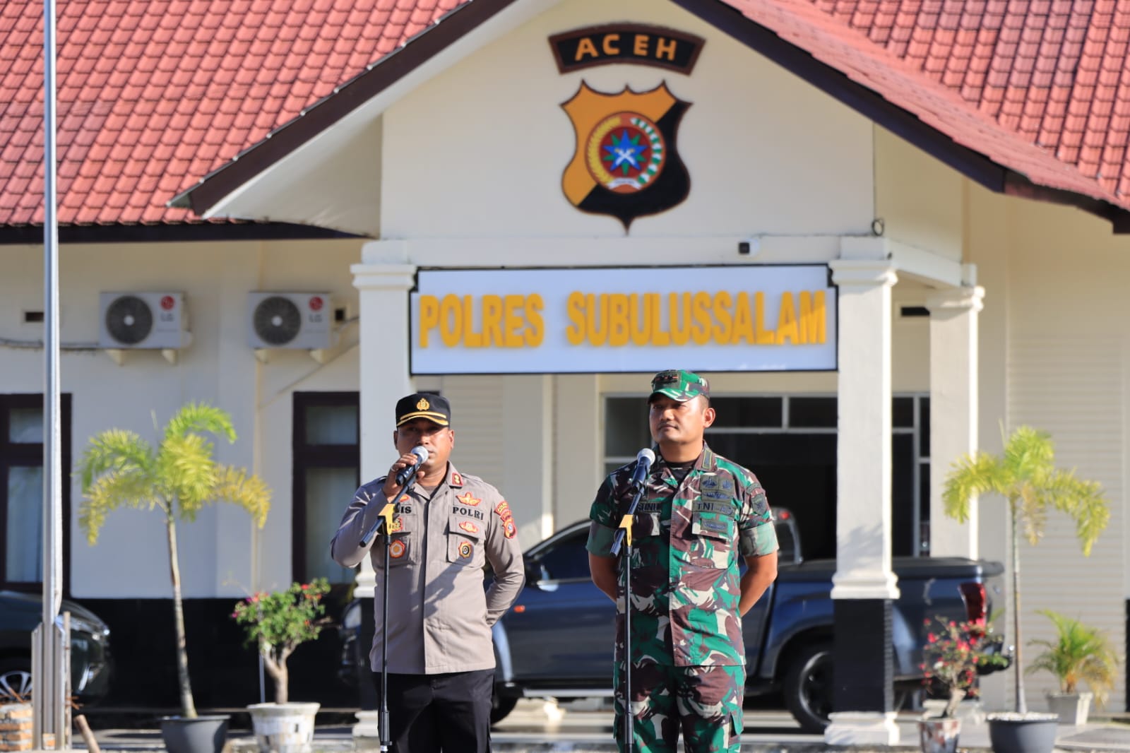 Apel Bersama Polri - TNI Tingkatkan Soliditas Dan Sinergitas