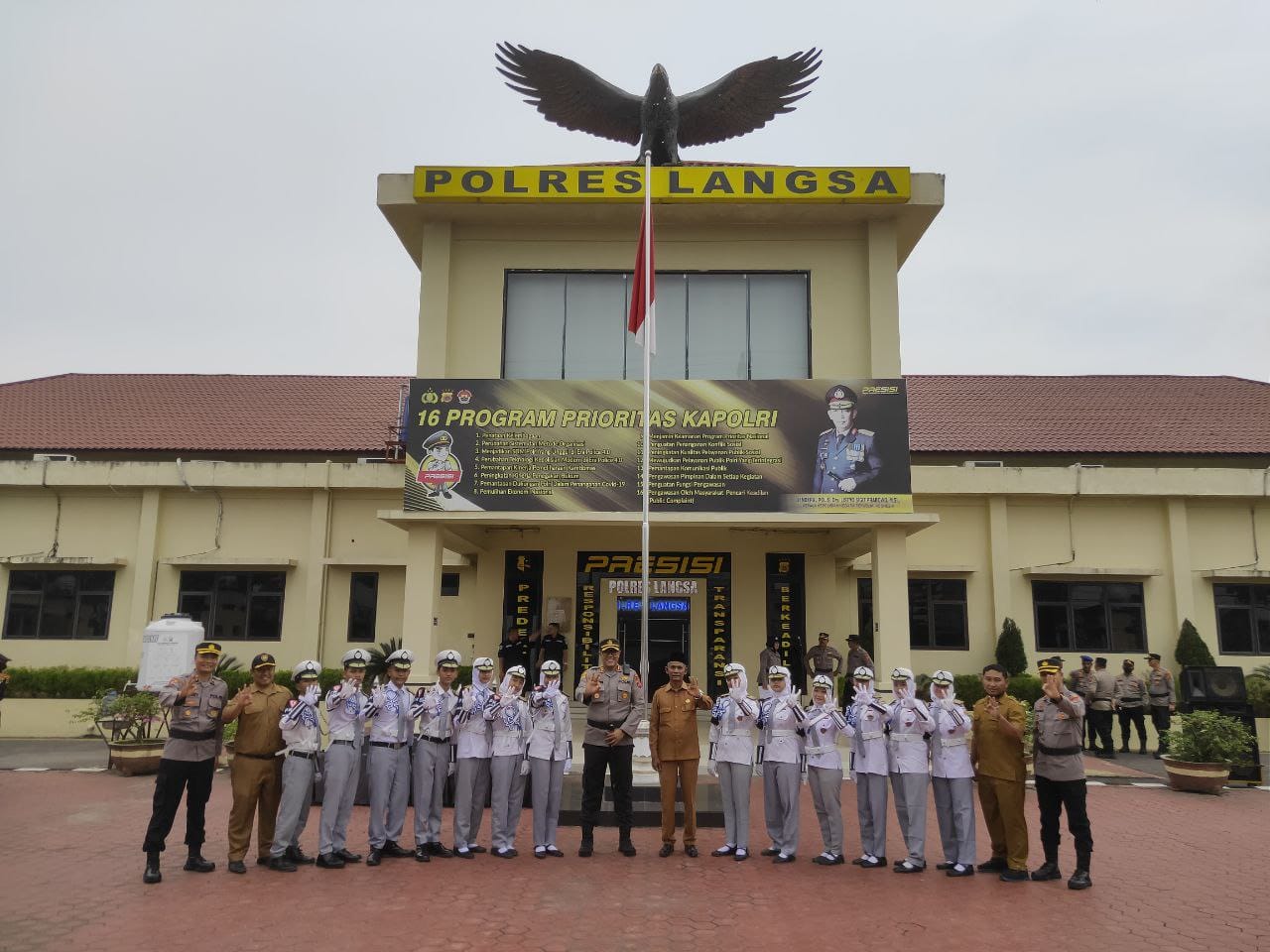 Satpastig Dan PKS Tampil Memukau Di Hadapan Kapolres Langsa