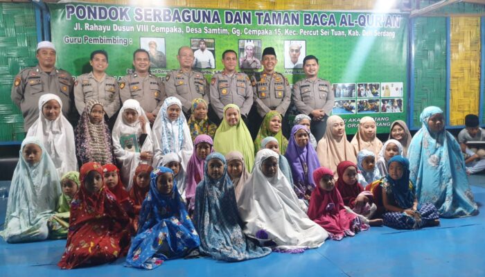 Kapolrestabes Medan Anjangsana Ke Pondok Serbaguna Dan Taman Baca Al Qur’an