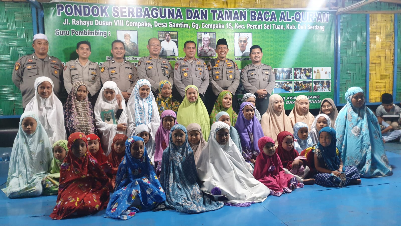 Kapolrestabes Medan Anjangsana Ke Pondok Serbaguna Dan Taman Baca Al Qur'an
