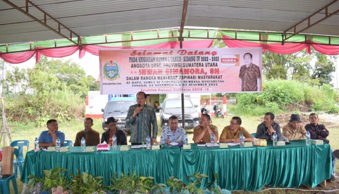 Dorong Pembangunan Di Sumut IX, Irwan Simamora Serap Aspirasi Masyarakat