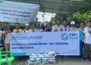YBM PLN Serahkan Bantuan untuk Korban Banjir Deliserdang