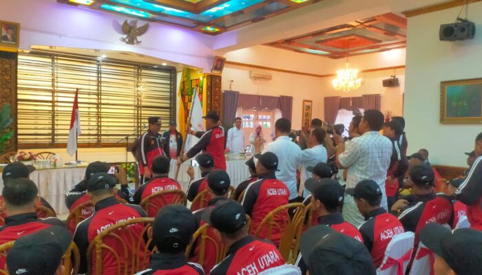 Pj Bupati Aceh Utara Lepas 117 Atlet Pora