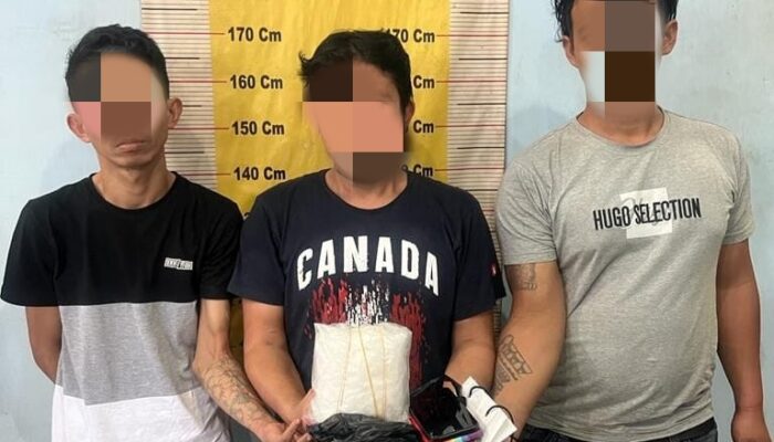 Polres Sergai Ungkap Peredaran 1 Kg Sabu, 3 Pelaku Ditangkap