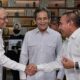 GUBSU Edy Rahmayadi, menyambut Kepala BRGM Hartono, di kantornya. Waspada/Ist