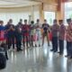PEMBERANGKATAN Kafilah Sumut Pemilihan Duta Qasidah Tingkat Nasional ke XXVI Tahun 2022.Waspada/ist