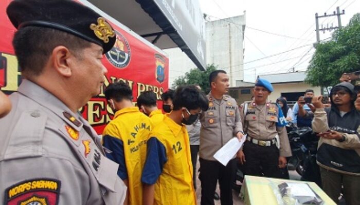 Polsek Percut Seituan Ringkus Komplotan Geng Motor