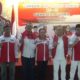 Presiden LIRA (Lumbung Informasi Rakyat) Andi Syafrani SHI, MCCL, CLA, CM, SHEEL berfoto bersama pengurus usai membuka secara resmi Musyawarah Wilayah (Muswil) Lumbung Informasi Rakyat (LIRA) ke III di Hotel Syariah Grand Jamee, Jl. Ring Road Gagak Hitam No.92 Medan, Sumatera Utara. Sabtu (5/11/2022). Waspada/Ist
