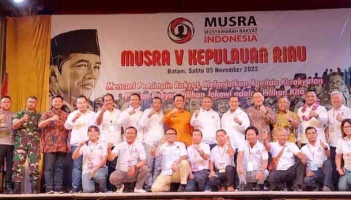 Pasangan Ganjar Moeldoko Menggema di Musra Batam