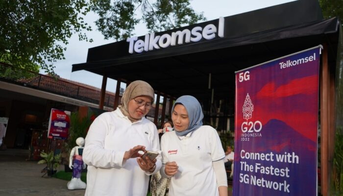Telkomsel Hadirkan  Pemanfaatan 5G di Puncak KTT G20