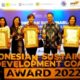 PENGELOLA Tambang Emas Martabe, PT Agincourt Resources, meraih peringkat Emas dalam ajang Asia Sustainability Reporting Rating (ASRRAT) 2022 serta memboyong 10 penghargaan pada gelaran Indonesia Sustainable Development Goals Award (ISDA) 2022. Waspada/ist