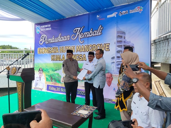 Ekowisata Mangrove Kuala Langsa Kembali Dibuka Ekowisata Mangrove Kuala Langsa Kembali Dibuka