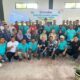 Para agen BSI yang tergabung dalam wadah Browniz, wilayah Langsa dan Aceh Timur berfoto bersama dalam balutan silaturahmi, Senin (7/11). Waspada/Rapian