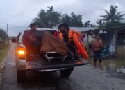 BSI Humanity Dan Satgas SAR Langsa Evakuasi Penyintas Dalam Kepungan Banjir