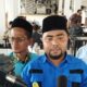 Ketua BKPRMI Aceh Mulia Rahman dan Panitia FASI XII Aceh sedang memberikan keterangan kepada Media, Minggu (06/11/22), terkait akan digelarnya FASI di Asrama Haji Banda Aceh. (Waspada/T.Mansursyah)
