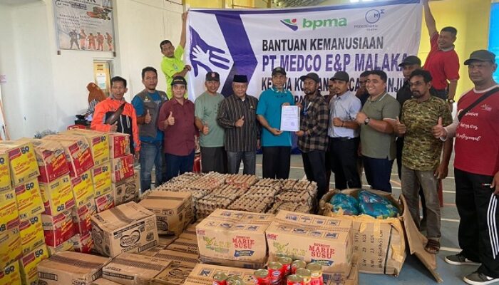 Medco Salurkan Bantuan Banjir