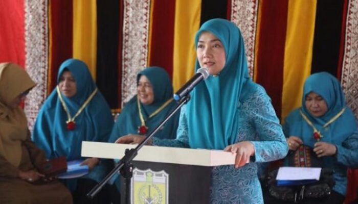 Ayu Marzuki Berikan Pembinaan Gammawar Di Gampong Geuceu Menara