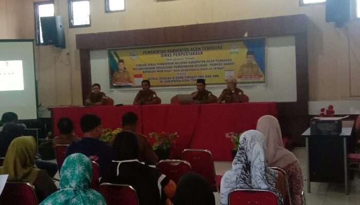 Dinas Perpustakaan Sosialisasi Aplikasi Perpus Agara