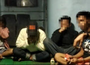 Diduga Pesta Sabu Dalam Kapal, 6 Pria dan 1 Wanita Diamankan Di Parapat