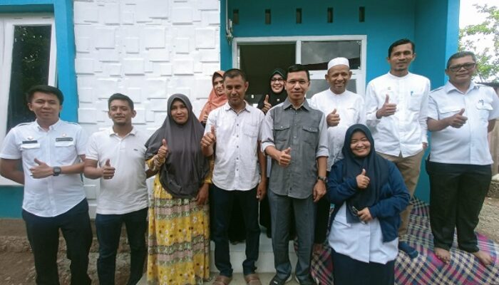 Ketua DPRK Tinjau Pembangunan Rumah Fakir Miskin Oleh Baitul Mal Kota