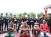 Pemerintah Kabupaten Aceh Besar memperingati Hari Pahlawan ke-77 tahun 2022 di halaman Kantor Bupati Aceh Besar, Kamis (10/11). (Waspada/Ist)