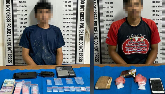 Miliki SS 14 Paket, Polres P.Siantar Ringkus 2 Pria