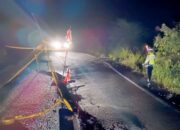 Satlantas Polres Pidie Tingkatkan Patroli Jalan Amblas Di Geumpang