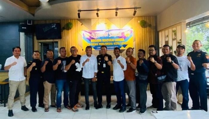 Bea Cukai Langsa Rajut Silaturahmi Bersama Insan Pers