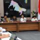 BUPATI Batubara, Ir.H.Zahir, M.AP pada rapat bersama Forkopimda, di Aula Rumah Dinas Bupati, Komplek Tanjunggading, Kecamatan Seisuka. Waspada/Iwan Has