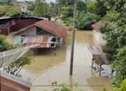 Sungai Aekkanopan Meluap, Ratusan Rumah Terendam Banjir